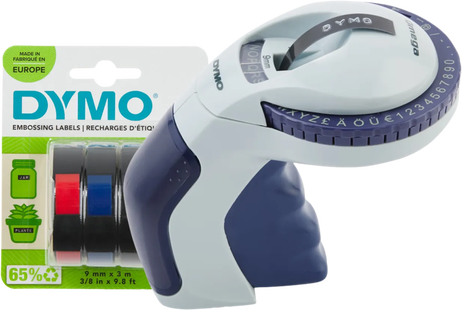 DYMO Omega Lettertang + 1 extra label