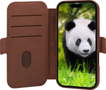DBramante1928 Lynge iPhone 17 Book Case Leer met MagSafe Bruin