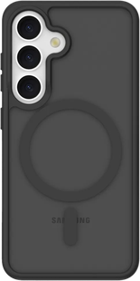 Just in Case Back Cover met Valbescherming Samsung Galaxy S24 Zwart met Magneet