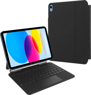 BlueBuilt Apple iPad (2025/2022) 11 inch Toetsenbord Hoes QWERTY Zwart