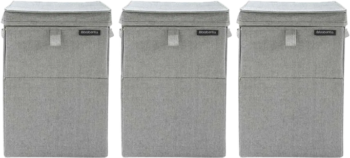 Brabantia Wasboxen Grey Triple Pack