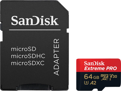 SanDisk MicroSDXC Extreme Pro 64GB 90MB/s