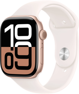 Apple Watch Series 10 46mm Roségoud Sportband S/M