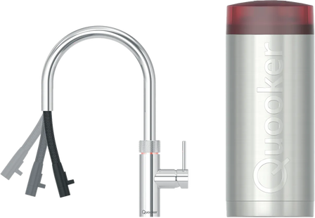 Quooker COMBI+ + Quooker Flex Round Chroom