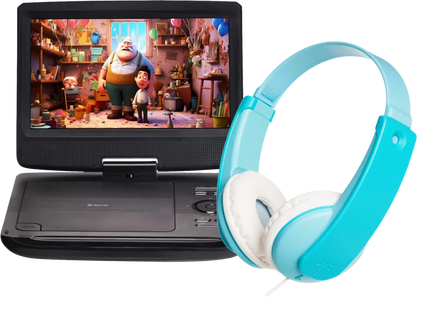 Denver MT-1097 + JVC HA-KD7 Blauw