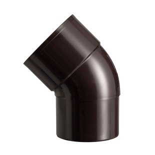 Martens Bocht 45° Pvc Bruin 80mm