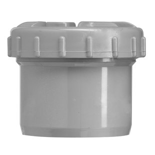 Martens Eindstop Met Schroefdeksel - Pvc - Grijs - Ø125mm
