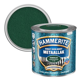 Hammerite Metaalverf Hamerslag Donkergroen H138 250ml