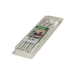 Spax Spaanplaatschroef T-star Wirox Verzonken Kop Torx T30 - 7,5x150mm - 6 Stuks