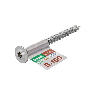 Spax Universele Schroef Hi Force Wirox Verzonken Kop Torx - 8x100mm - 1 Stuk
