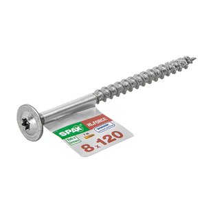 Spax Universele Schroef Hi Force Wirox Verzonken Kop Torx - 8x120mm - 1 Stuk