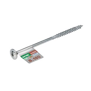 Spax Universele Schroef Hi Force Wirox Verzonken Kop Torx - 8x180mm - 1 Stuk