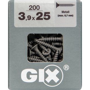 Spax Gipsplaatschroef Gefosfateerd Trompetkop Phillips Ph2 - 3,9x25mm - 200 Stuks