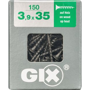 Spax Gipsplaatschroef Gefosfateerd Zwart Trompetkop Phillips Ph2 - 3,9x35mm - 150 Stuks