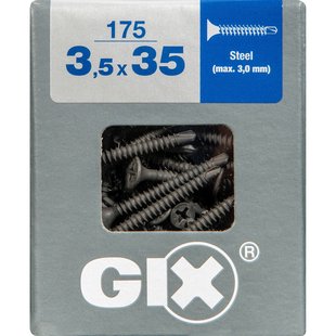 Spax Universeelschroef Voor Droge Tussenwand Gix Type D 35x3,5mm 175 St
