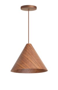 ETH Robin - hanglamp - Ø 33 x 227 cm - bruin
