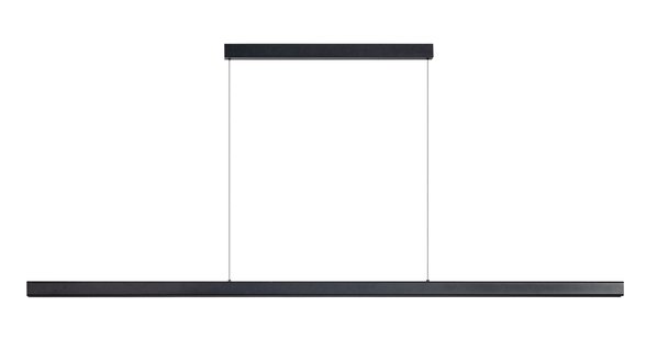 ETH Lyne - hanglamp - 180 x 4,5 x 200 cm - 48W dimbaar LED incl. - zwart