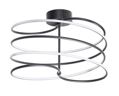 ETH Slinger - plafondlamp - 52 x 29,2 cm - 3 stappen dimbaar - 40W LED incl. - zwart