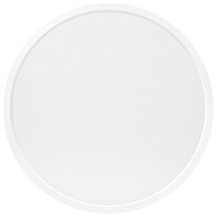 ETH Ruby - plafondlamp met bewegingssensor - Ø 30 x 2,4 cm - 3 stappen dimmer - 24W LED incl. - IP44 - wit