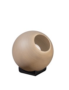 ETH Orb Saturn - tafellamp - Ø 25 x 31 cm - zwart en taupe