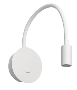 ETH Wiflex - wandlamp - oplaadbaar via USB-kabel - 3 stappen dimbaar - Ø 2,3 x 8 cm - 3W  LED incl. - wit