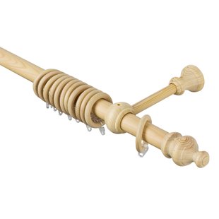 Gordijnroede Set Deko Grenen 200cmx28mm