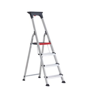 Altrex - Double Decker – Huishoudtrap – Anti-slip – Ergonomische Grip - 4-treden