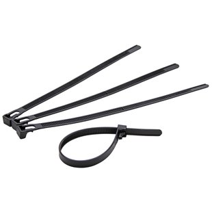 Kopp Kabelbinder 7,6x200mm Hersluitbaar Zwart 50st.