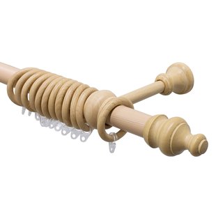 Gordijnroede Licht Eiken 120 Cm X 28 Mm