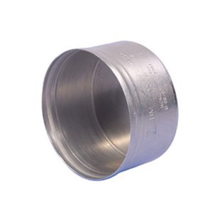 Burgerhout Afsluitdop Ø100mm Alu Enkelwandig