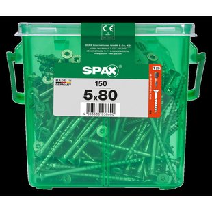Spax Universeel Schroef 't-star' Wirox 5x80mm 150 Stuks