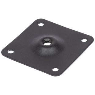 Duraline Meubelpoot Montageplaat 6x6cm Zwart