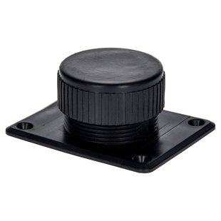 Duraline Meubelglijder Verstelbaar Zwart 8x6,5x2,5cm