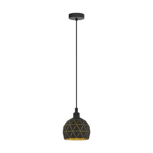 Eglo Hanglamp Roccaforte Zwart ⌀17cm E14
