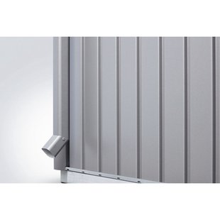 Biohort Regenpijpset Highline - Staal - Kwartsgrijs Metallic - Lengte 204cm - 2 Stuks