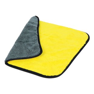 Valma Microvezeldoek Finishing Towel Geel-grijs