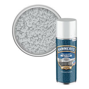 Hammerite Metaalverf Hamerslag Zilvergrijs 400ml