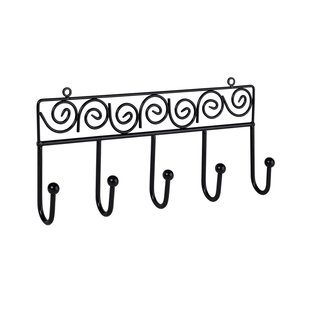 Hangstang 320x155mm 5 Haken Zwart