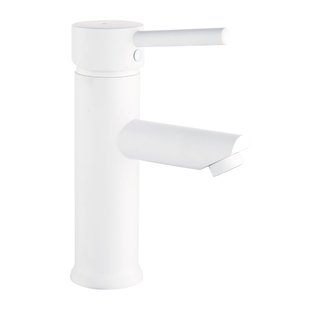 Essebagno Wastafelmengkraan Deco - Lage Uitloop - Mat Wit - 18,9cm