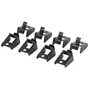 Duraline Storage Montageclips Set 8 Zwart