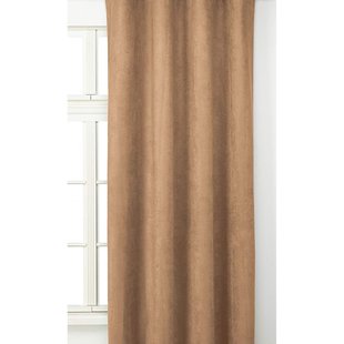 Sweet Lichtdoorlatend Kant En Klaar Gordijn Suède Canvas 145 X 260 Cm Bruin