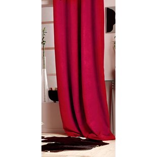 Sweet Lichtdoorlatend Kant En Klaar Gordijn Bordeau X 145 X 260 Cm