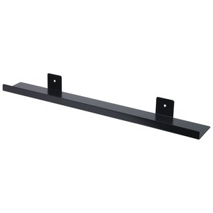 Duraline Foto Wandplank Zwart Staal 60x5x9cm