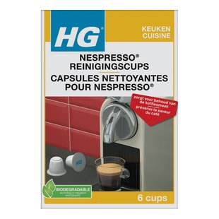 Hg Nespresso® Reinigingscups 6st