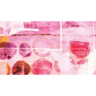 Fotobehang Cells Wrapping - Roze - 2,80m X 500cm