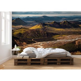 Urwelten Fotobehang Meerkleurig - 2,50m X 400cm