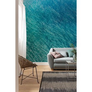 Fotobehang Blaupause - Blauw - 2,50m X 400cm