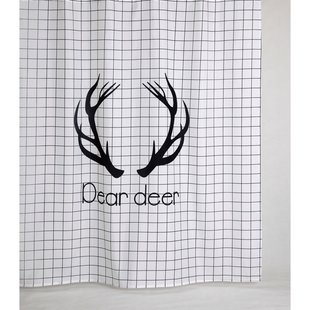 Allibert Douchegordijn Dear Polyester 180x200cm