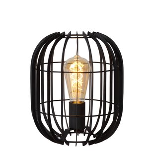 Lucide Tafellamp Reda Zwart Rond ⌀22cm 40w