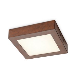 Home Sweet Home Plafondlamp Led Ska Roest Vierkant 12w